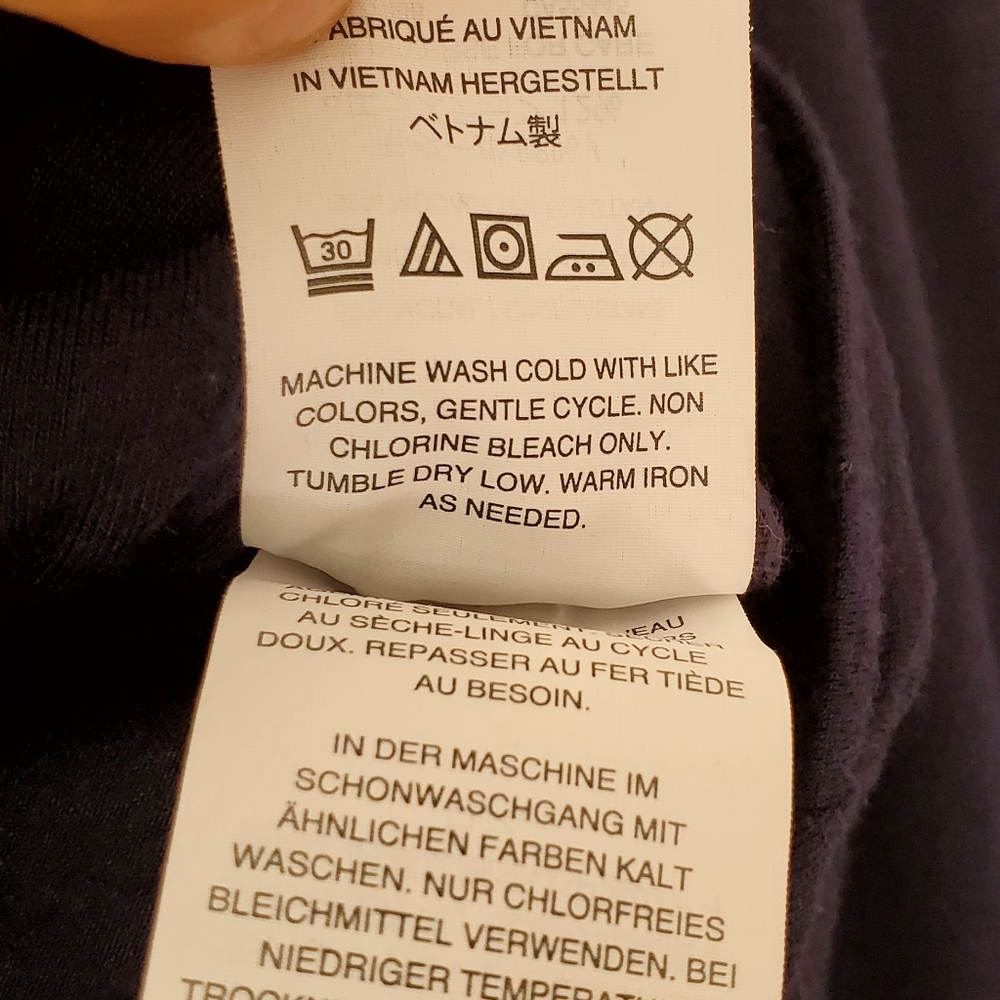 J. Crew Navy Long Sleeve Bodysuit - Picture 6 of 7